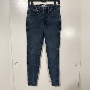Madewell blue jeans 10” high-rise skinny size 28